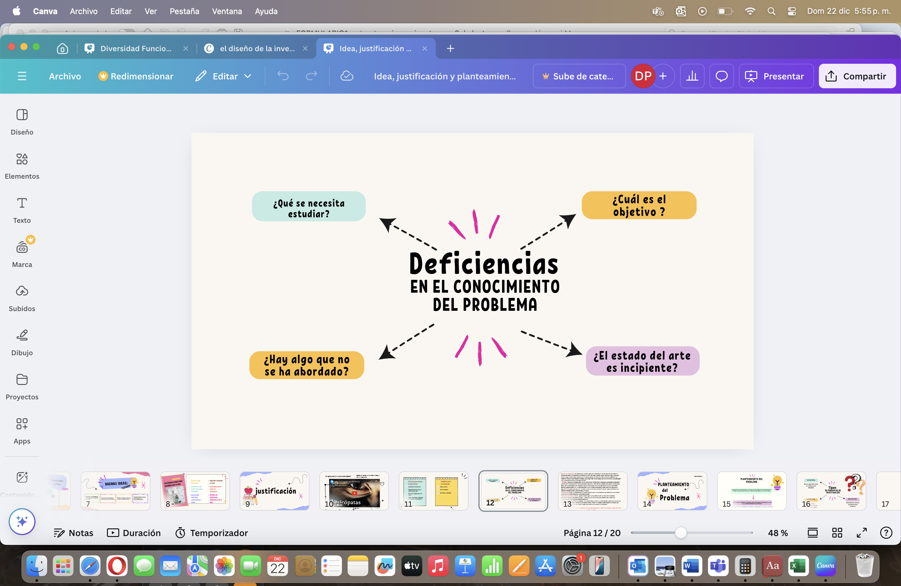 Ilustración 5: Identificar las deficiencias en el conocimiento de un problema - Fuente: Elaborada por Diana Elizabeth Peñaloza Román.