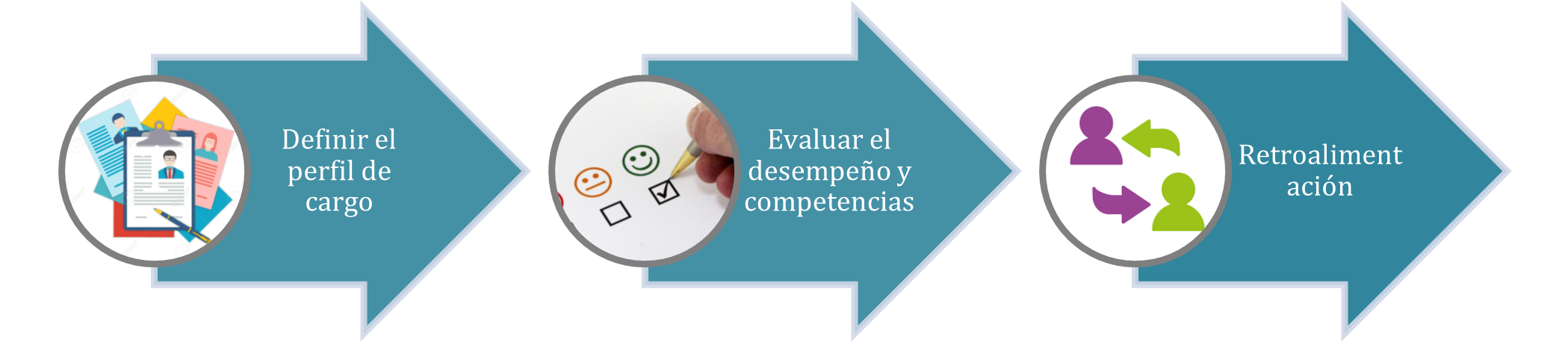 Figura 6:  Pasos de una evaluación de personal