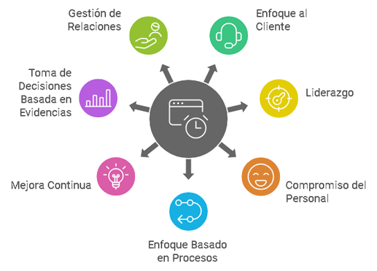 Figura 5 Principios de calidad en la cadena de suministros
