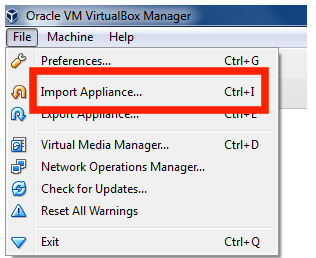 Importar servicio virtualizado