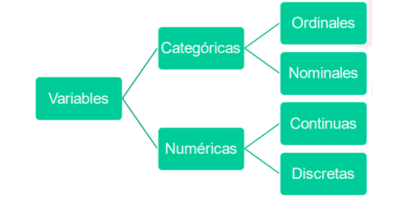 Figura 1. Tipos de Variables. Elaboración Propia