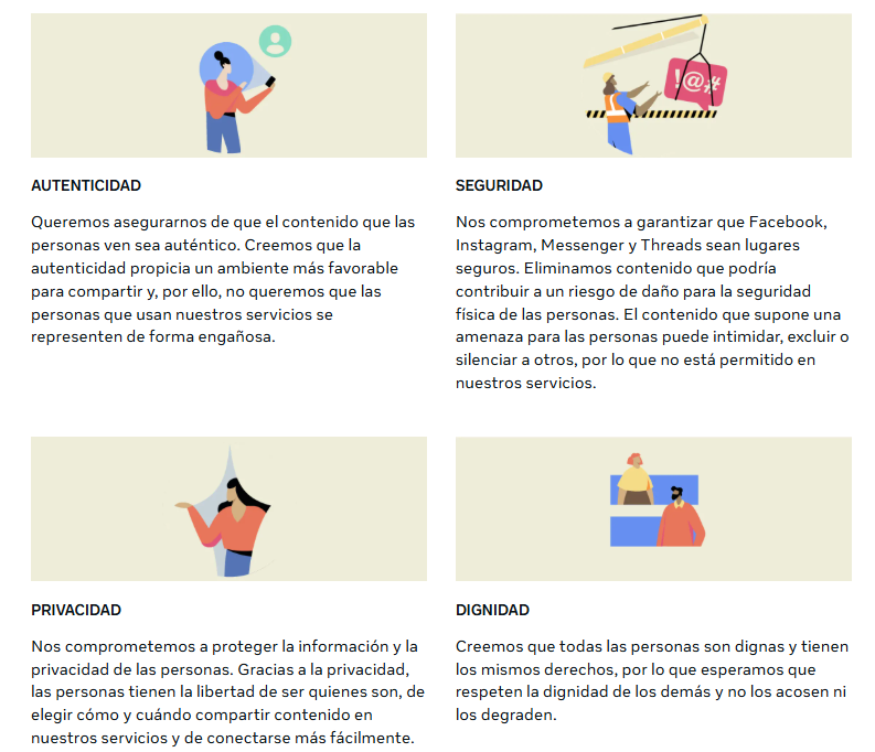 Normas de la Comunidad de Meta