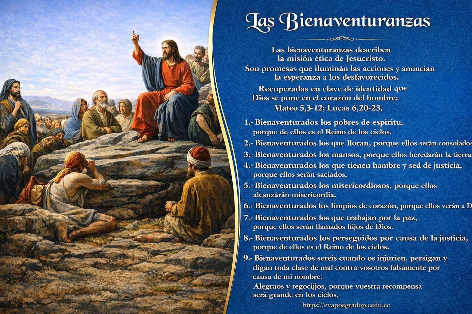 Las bienaventuranzas según el Evangelio de Mateo