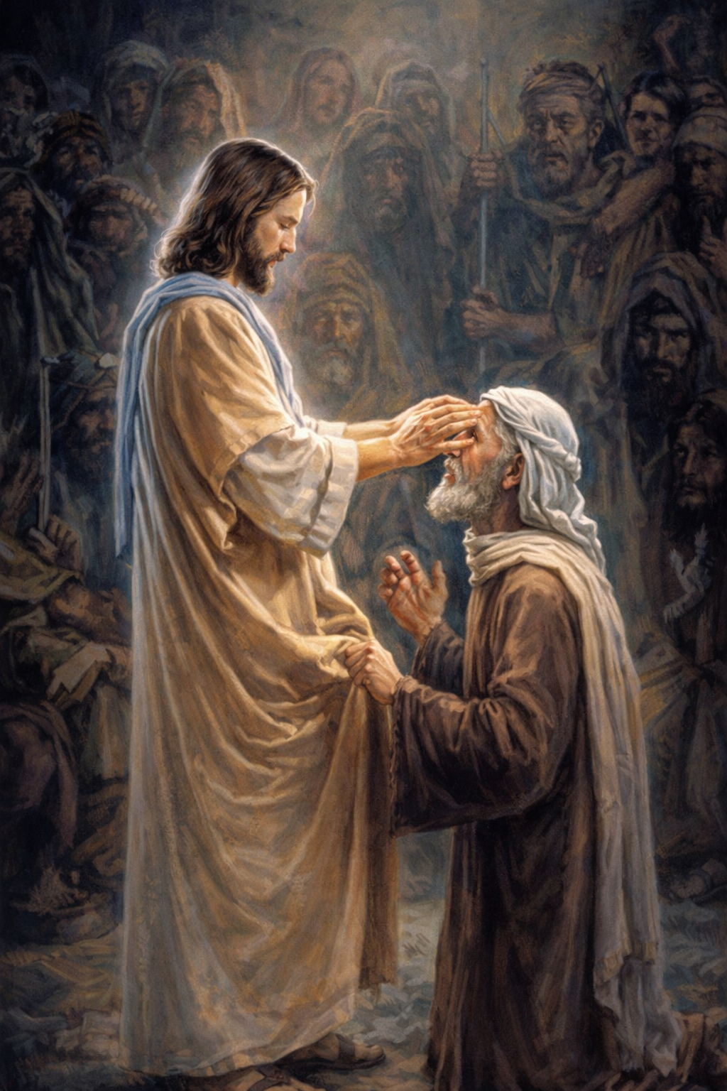 Curación de un enfermo por Jesús