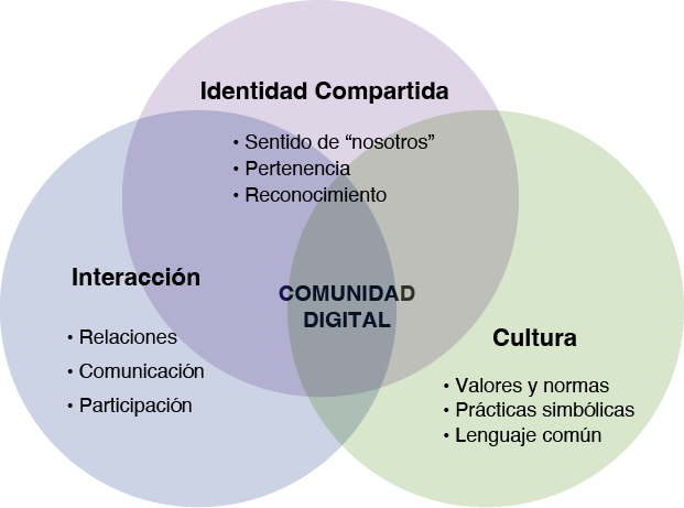Dimensiones de la comunidad digital