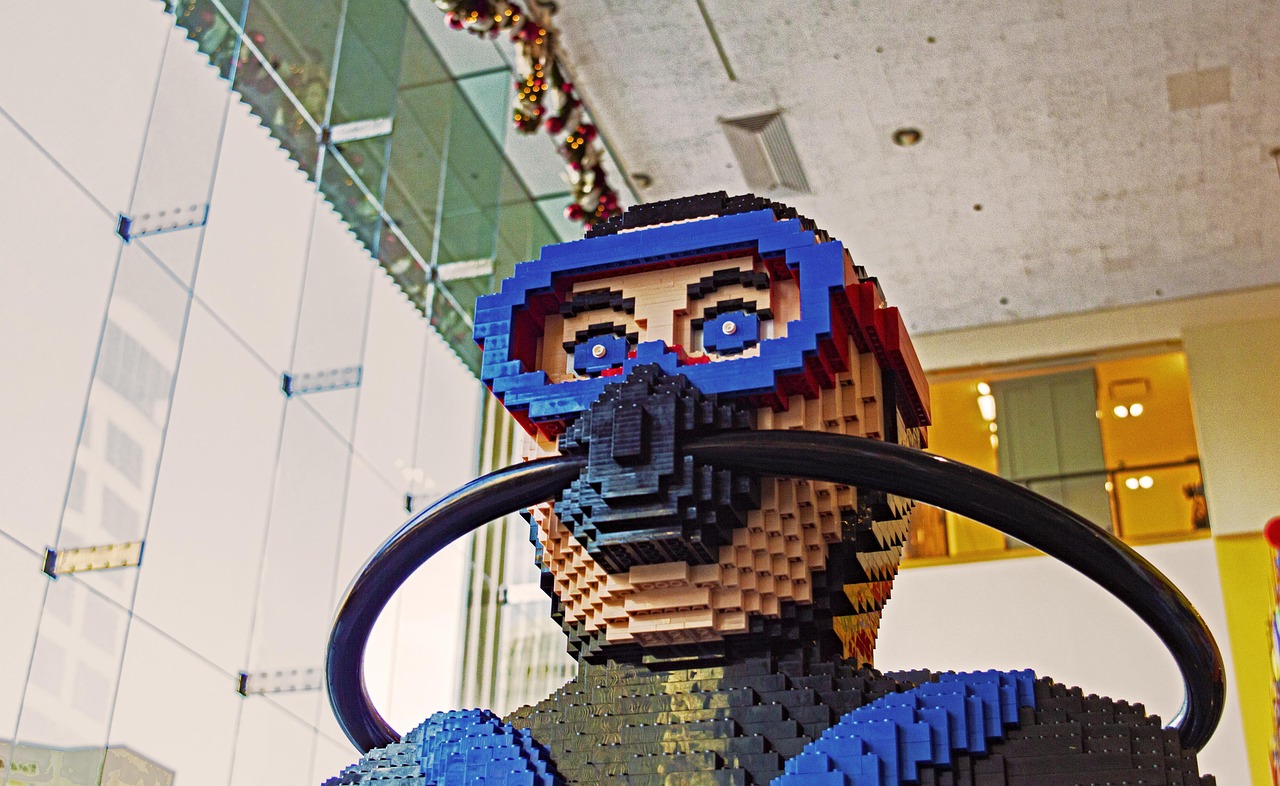 Buzo armado con LEGO