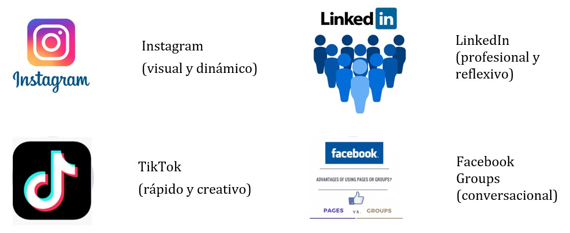 Matriz de adaptación de contenido por plataforma
